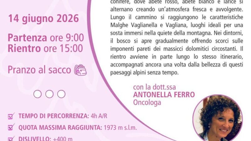 Un trekking che fa bene al cuore e alla salute