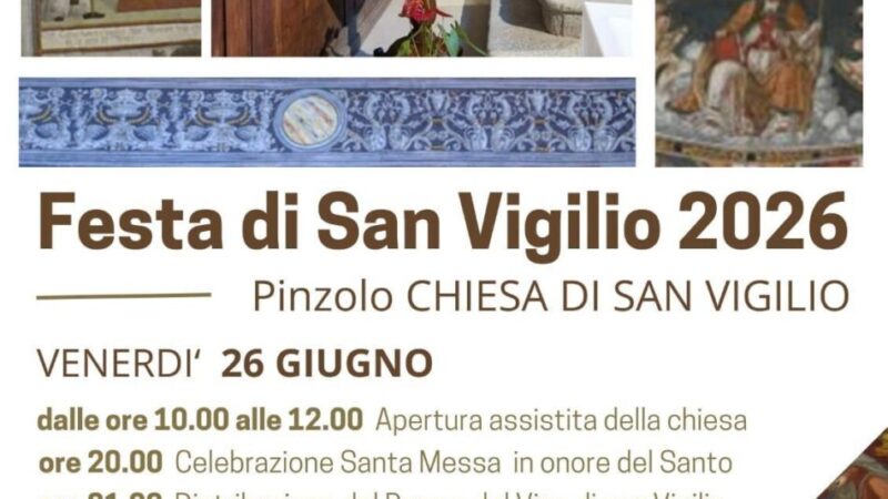 Pinzolo – Festa di San Viglio 2026 – Venerdì 26 e Sabato 27 giugno 2026