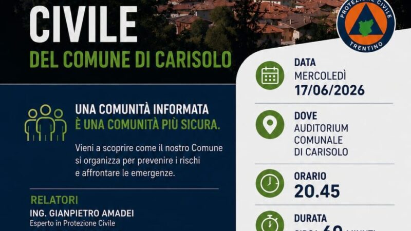 Piano di Protezione civile del Comune di Carisolo