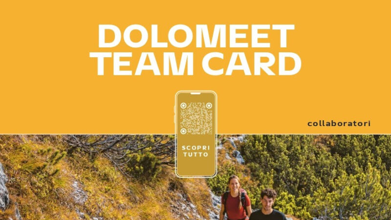 DoloMeet Team Card: l’Azienda per il Turismo Madonna di Campiglio presenta la card pensata per il benessere dei lavoratori nel turismo
