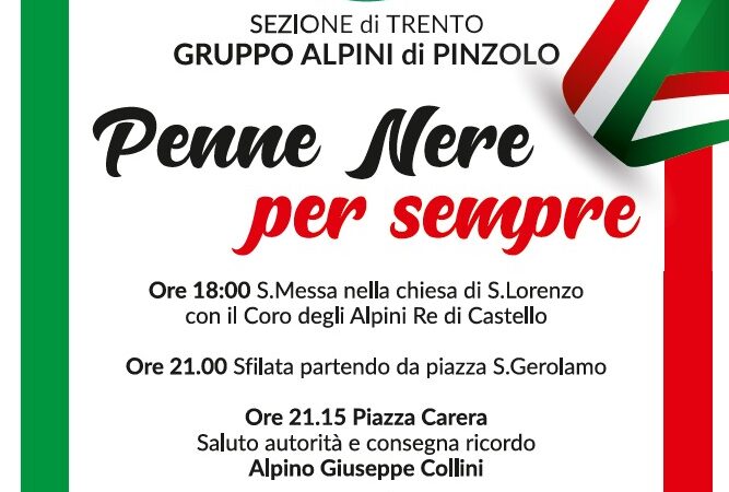 Pinzolo Sabato 1° agosto “Penne Nere PER SEMPRE”