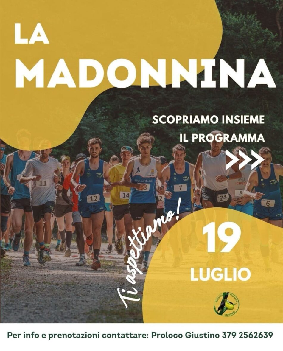 Giustino Domenica 19 luglio – Corso in montagna “LA MADONNINA”