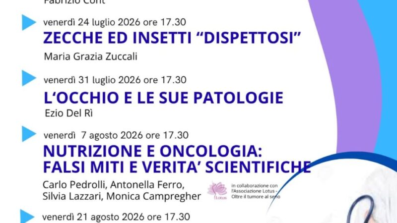Biblioteca Pinzolo Venerdì 17 luglio ore 17.30 “SANI EQUILIBRI”