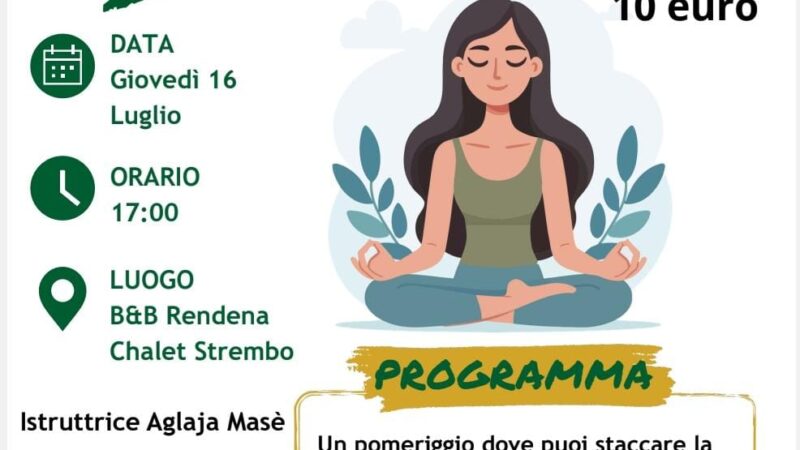 Strembo 16 Luglio ore 17 “Mindfulness”