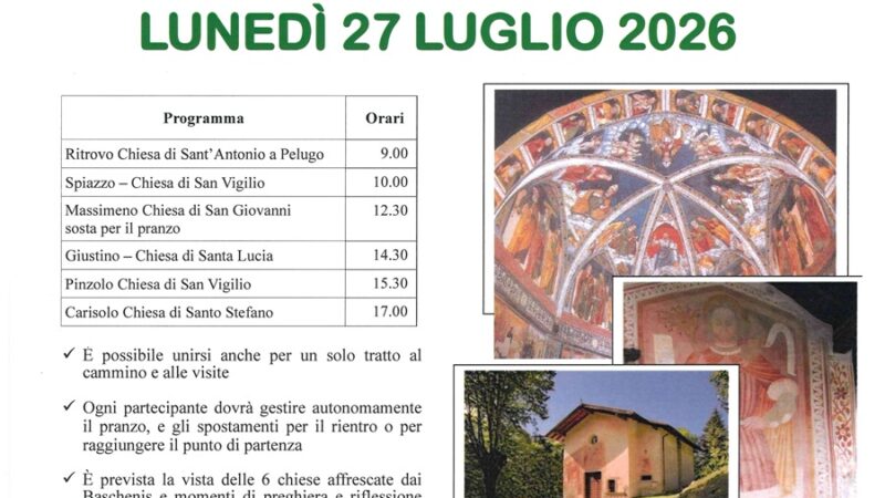 ITINERANTI come i Baschenis Lunedì 27 luglio