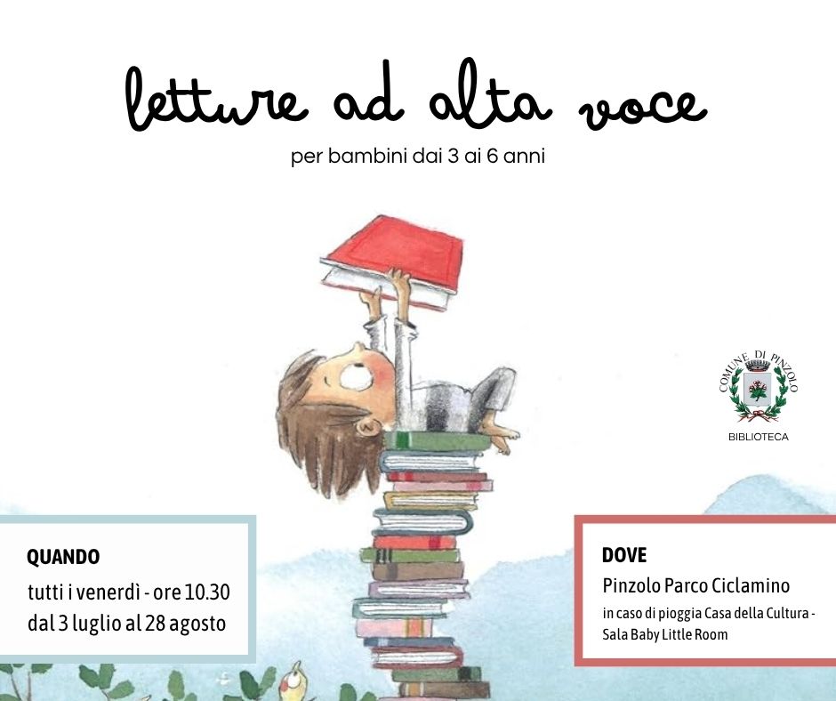 Biblioteca di Pinzolo “letture ad alta voce” per bambini dai 3 ai 6 anni