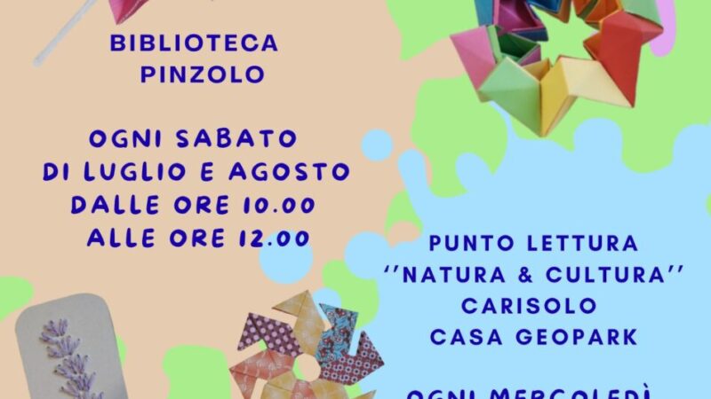 Biblioteca di Pinzolo – Carisolo “Laboratori creativi con Barbara”