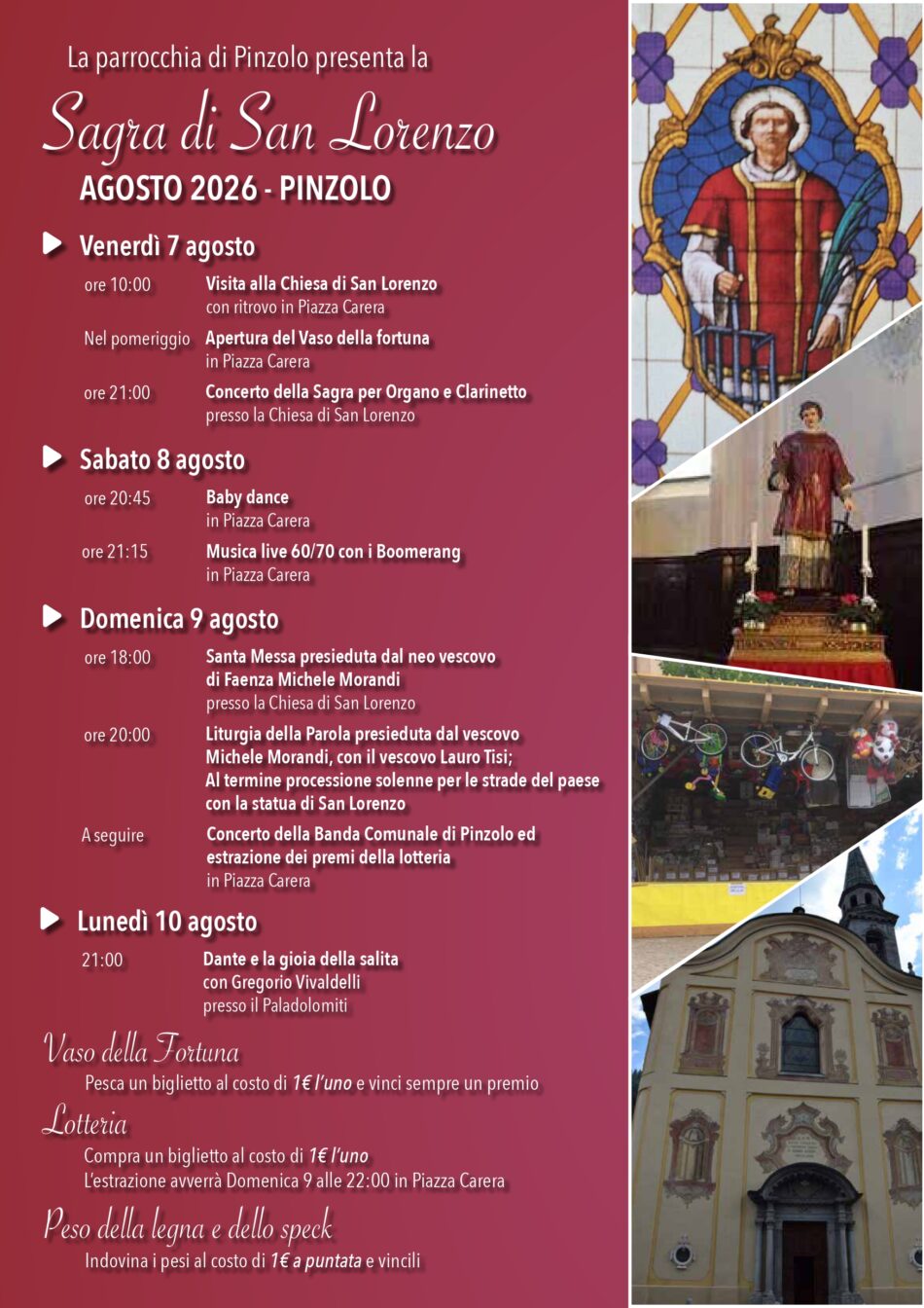 Pinzolo: Sagra di San Lorenzo 2026