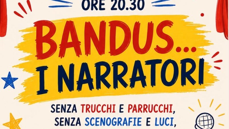 Massimeno Giovedì 16 luglio ore 20.30 “BANDUS… I narratori”