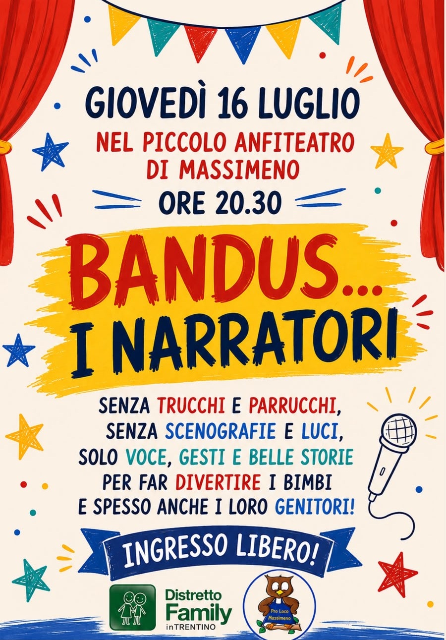 Massimeno Giovedì 16 luglio ore 20.30 “BANDUS… I narratori”