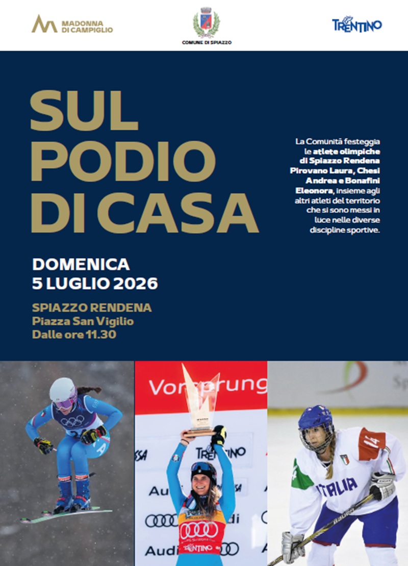 Spiazzo – Sagra di San Vigilio. Si festeggiano le 3 atlete olimpiche Bonafini, Chesi, Pirovano