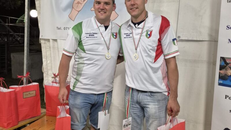 Morra, Porte di Rendena festeggia Matteo e Fabio Collini, campioni d’Italia