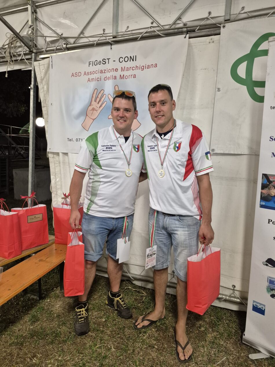 Morra, Porte di Rendena festeggia Matteo e Fabio Collini, campioni d’Italia