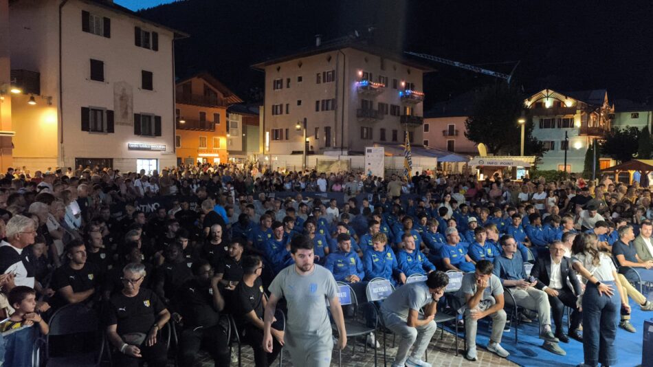 Parma Calcio, grande entusiasmo a Pinzolo per la presentazione della squadra