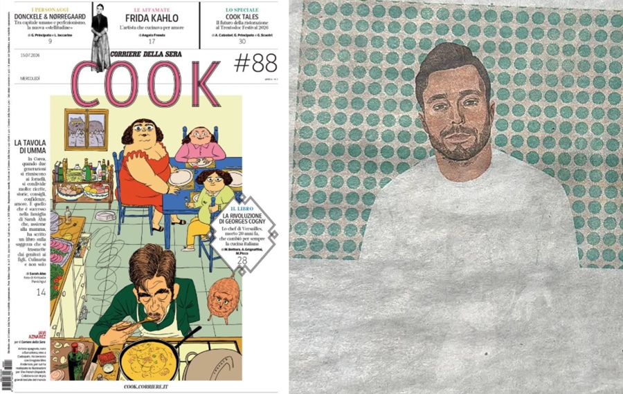 Thomas Beltramolli del Rendenèr Alpine Food protagonista su Cook, il mensile del Corriere della Sera