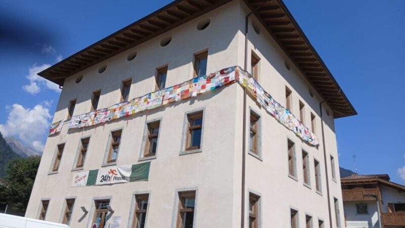 Pinzolo: È arrivato lo striscione della Pace