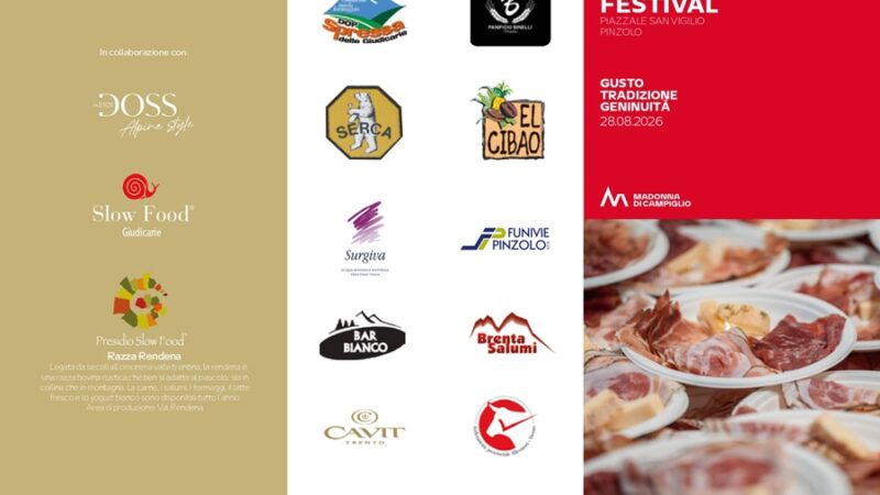 Pinzolo Venerdì 28 agosto “RENDENA FOOD FESTIVAL”: è iniziata la prevendita