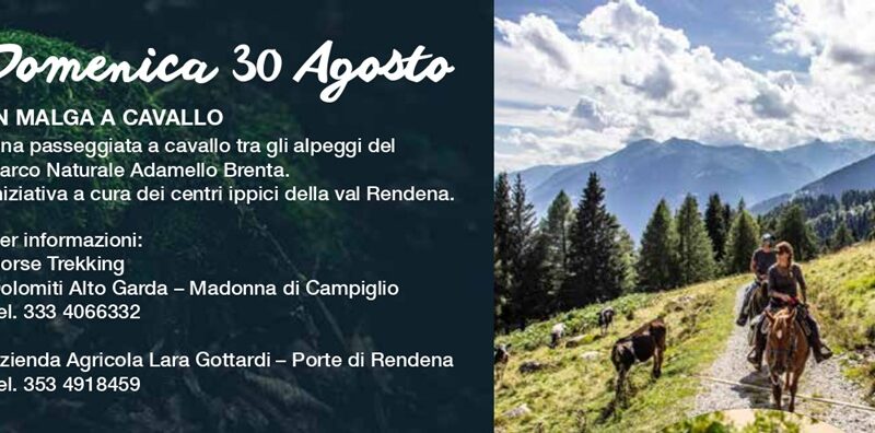 Giovenche di Rendena – Domenica 30 agosto “In malga a cavallo”