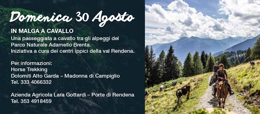 Giovenche di Rendena – Domenica 30 agosto “In malga a cavallo”