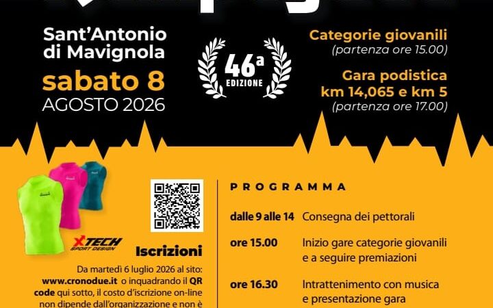 Mavignola Sabato 8 agosto 46° Rampagada