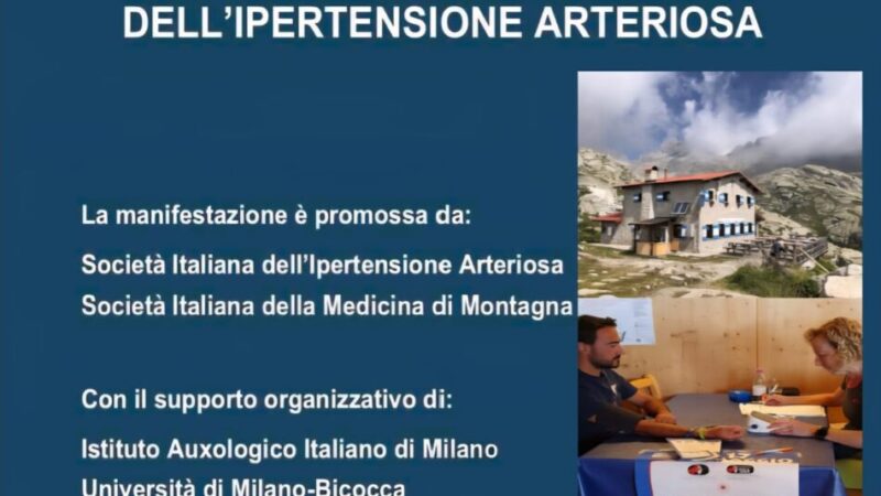 Rifugio Segantini Domenica 9 agosto “Giornata dell’ipertensione arteriosa”