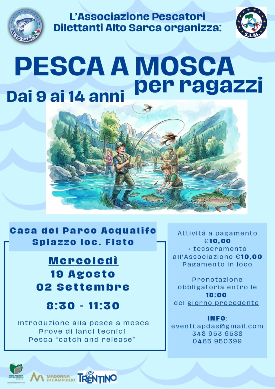Spiazzo: Pesca a mosca per ragazzi
