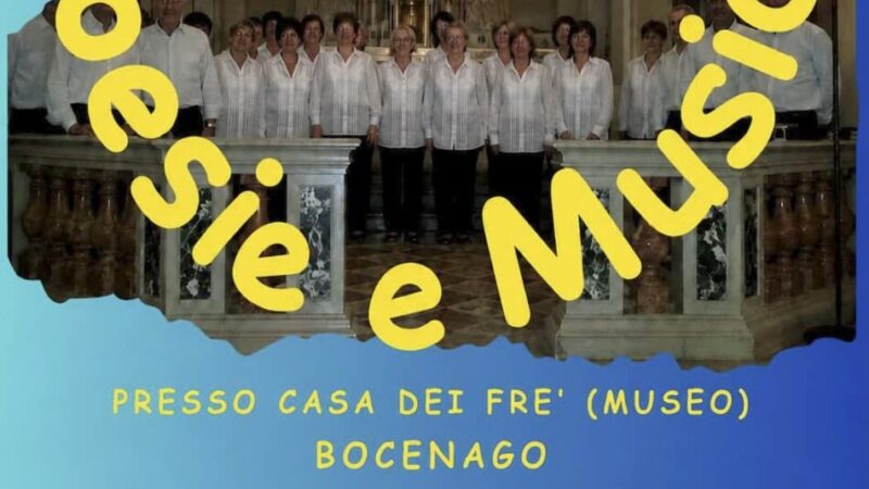 Bocenago Giovedì 6 agosto “Serata Poesia e musica”