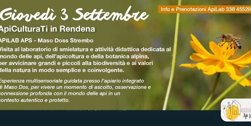 Giovenche di Rendena – Strembo Giovedì 3 settembre 2026 “ApiCulturati in Rendena”