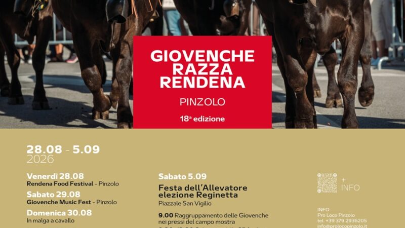GIOVENCHE DI RAZZA RENDENA. SFILATA E… DINTORNI – Programma manifestazione