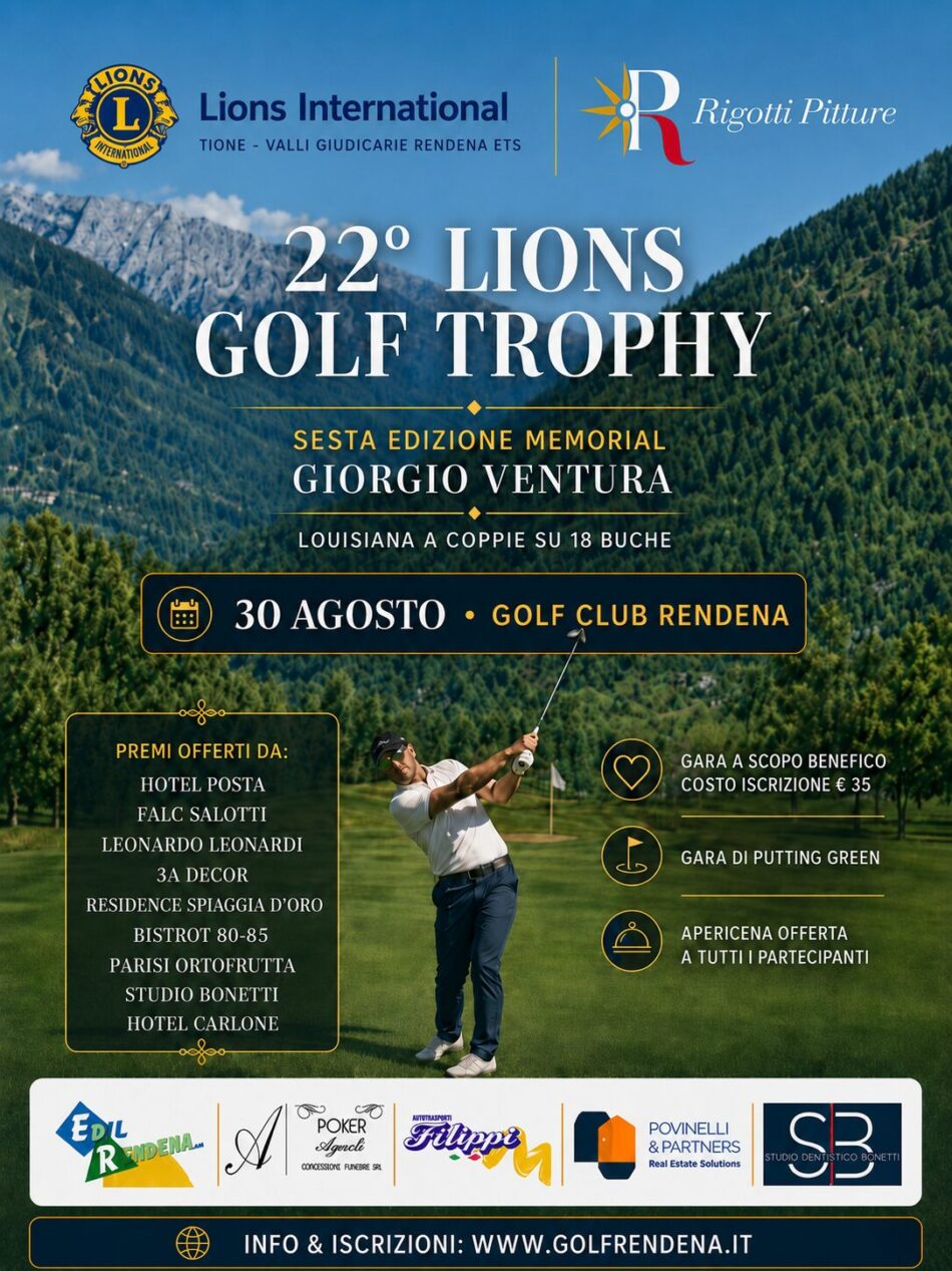 Golf Club Rendena “22° LIONS GOLF TROPHY”