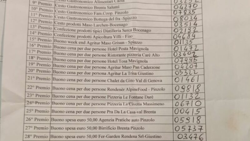 Giovenche di razza Rendena 2026: LOTTERIA 5 settembre