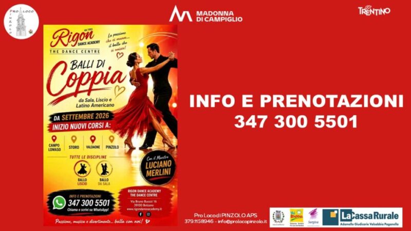 Pinzolo: Torna il ballo di coppia