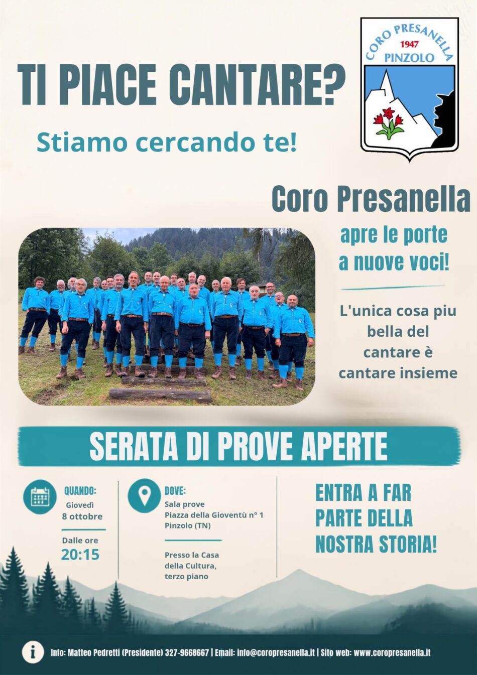 Coro Presanella: Ti piace cantare?