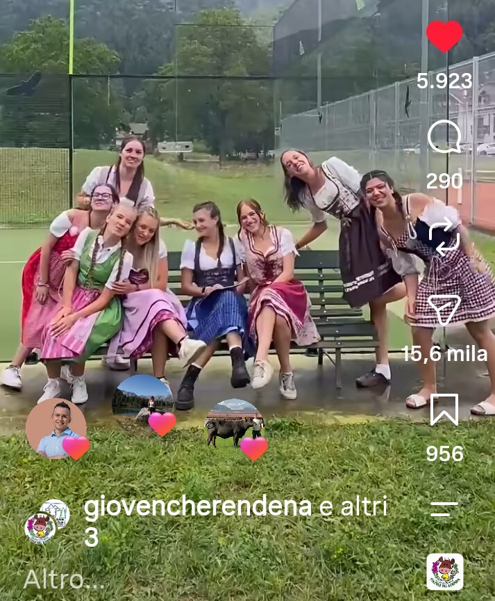Quasi 400 mila visualizzazioni: le Giovenche conquistano Instagram