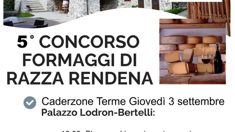 Giovenche di Rendena: Caderzone Terme Giovedì 3 settembre “5° Concorso formaggi di razza Rendena”