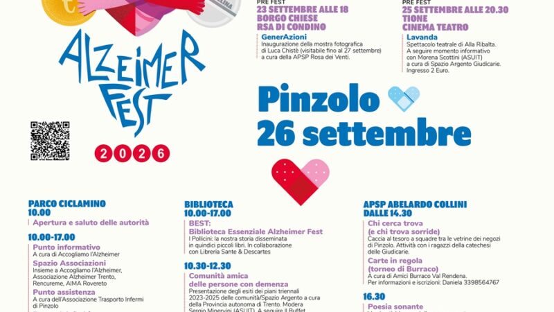 Pinzolo 26 settembre 2026 “ALZEIMER FEST”