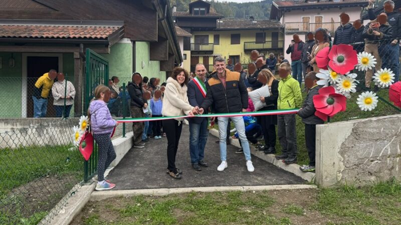 Un nuovo giardino per i bambini della scuola di Giustino