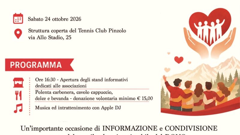 Pinzolo Sabato 24 ottobre “AVIS – Una rete per la vita”