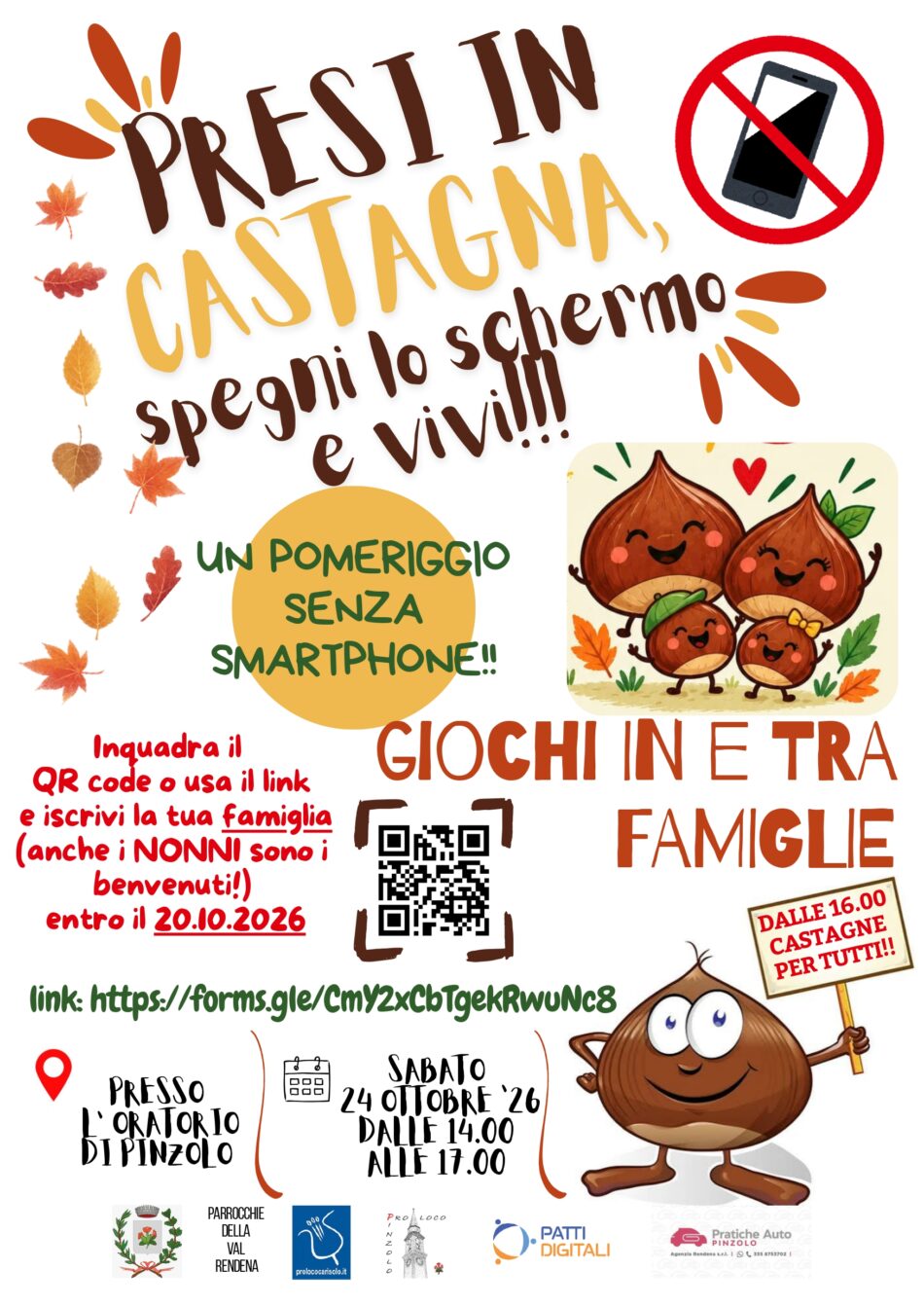 Presi in castagna – Iniziativa dei Patti Digitali della Val Rendena