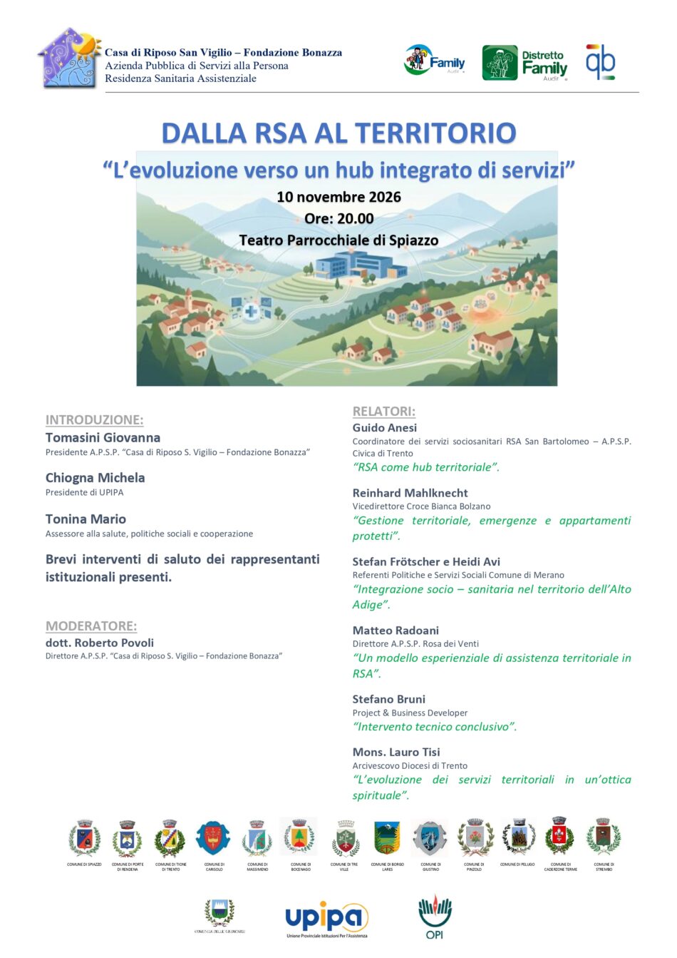 DALLA RSA AL TERRITORIO  “L’evoluzione verso un hub integrato di servizi”